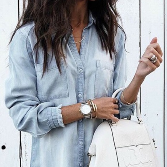Frayed Denim Dress